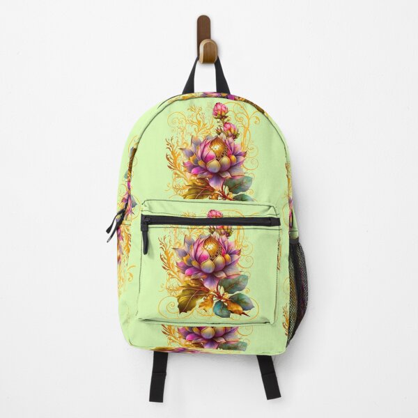 Item preview, Fantasy flowers with a gold deco background designed and sold by LoneAngel.