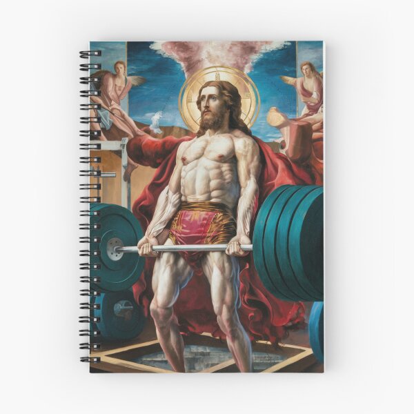 Item preview, "Jesus deadlifter". JESUS KEEPING FIT designed and sold by Obinne.