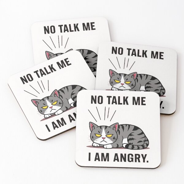 Item preview, No talk me I am angry.  designed and sold by 90's Misaki.
