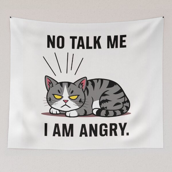 Item preview, No talk me I am angry.  designed and sold by 90's Misaki.