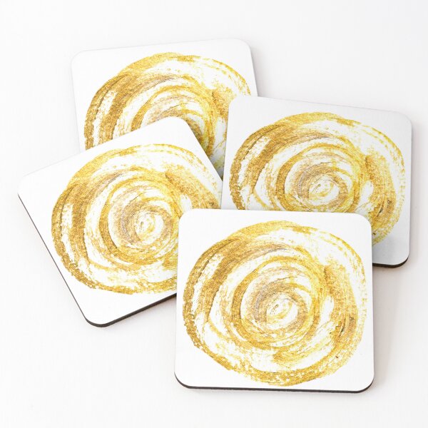 Item preview, Gold metallic circle texture designed and sold by bokasin.