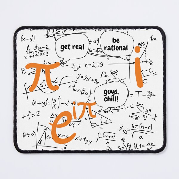 Item preview, get real, be rational, funny design for math lovers designed and sold by NoetherSym.