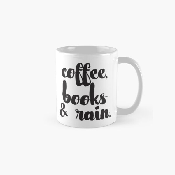 Item preview, Coffee, Books & Rain. designed and sold by The Bookish And Co.