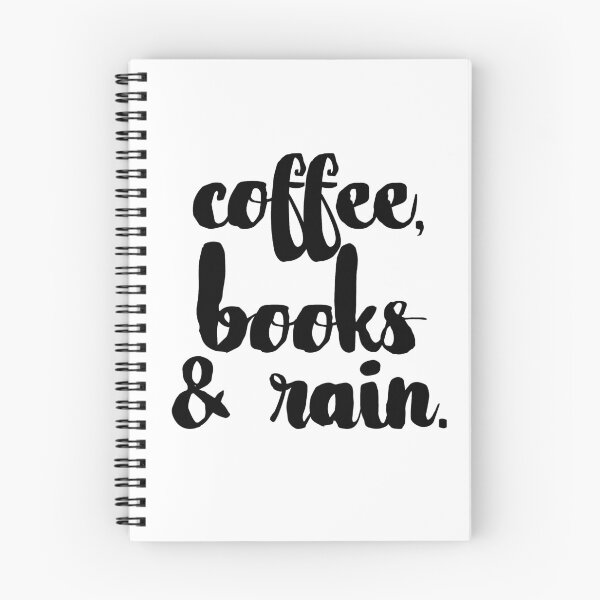 Artikelvorschau, Kaffee, Bücher und Regen. entworfen und verkauft von The Bookish And Co.