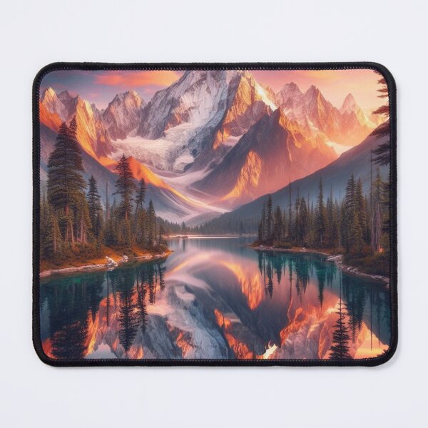 Item preview, mountain sunset scenery designed and sold by Farashaetah.