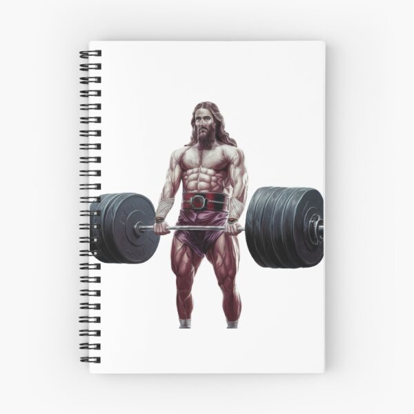 Item preview, "JESUS DEADLIFTER". JESUS WITH SIX PACK FUNNY  designed and sold by Obinne.