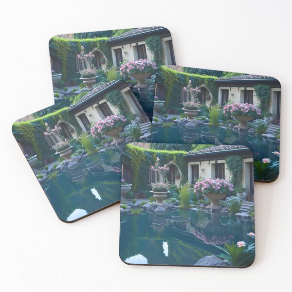 Item preview, A Symphony of Silence: Italian Courtyard Retreat designed and sold by BlareBlare.