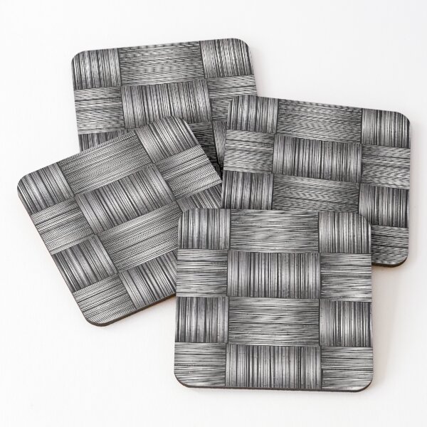 Item preview, a Black background that looks like a basket weave designed and sold by Enga6.