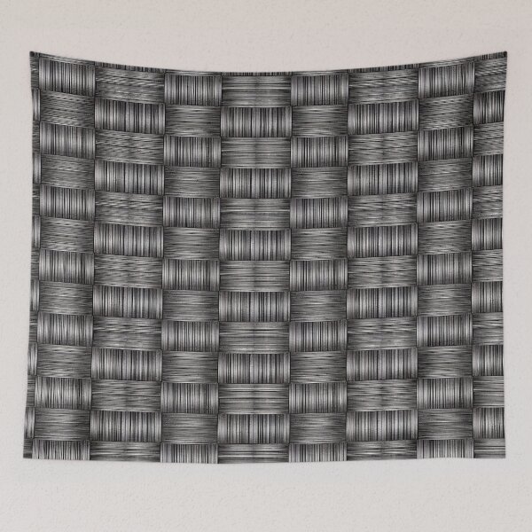 Item preview, a Black background that looks like a basket weave designed and sold by Enga6.