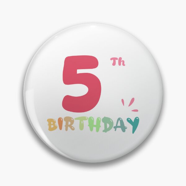 Item preview, Happy 5th Birthday designed and sold by SimpleP.