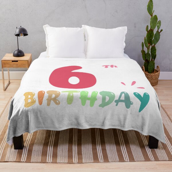 Item preview, Happy 6th Birthday designed and sold by SimpleP.