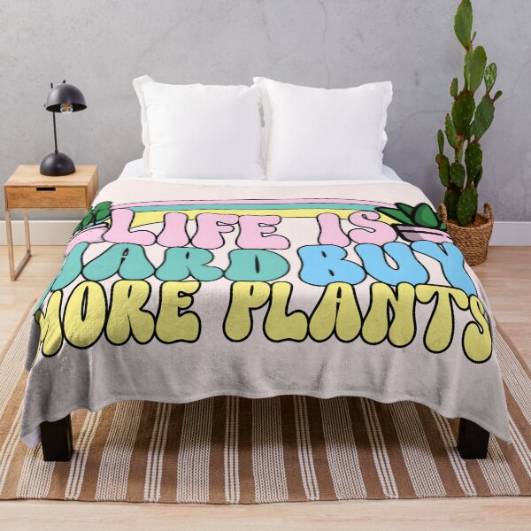 Item preview, Life is Hard Buy More Plants. Funny Plant Lover Design designed and sold by Unitepeople.