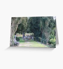 Graveyard Greeting Card