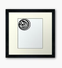 Spinning circle house DJ Vol. 2 - Happy people icon Framed Print
