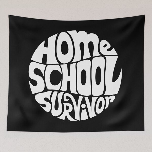 Item preview, Home School Survivor - WHITE designed and sold by DarkSunglasses.