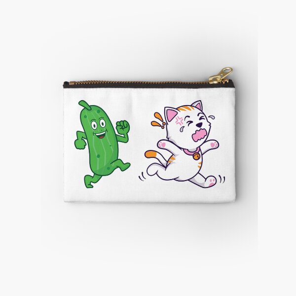 Item preview, Cute Cat Scared of Cucumber designed and sold by LyricsWear.