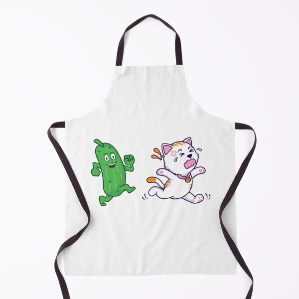 Item preview, Cute Cat Scared of Cucumber designed and sold by LyricsWear.