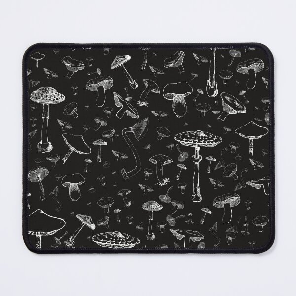 Item preview, White Mushroom Pattern designed and sold by Astariel-Willow.