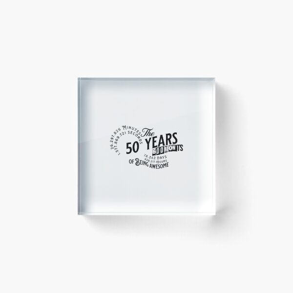 Item preview, 50 Years Of Being Awesome Vintage  designed and sold by Bukhisz.