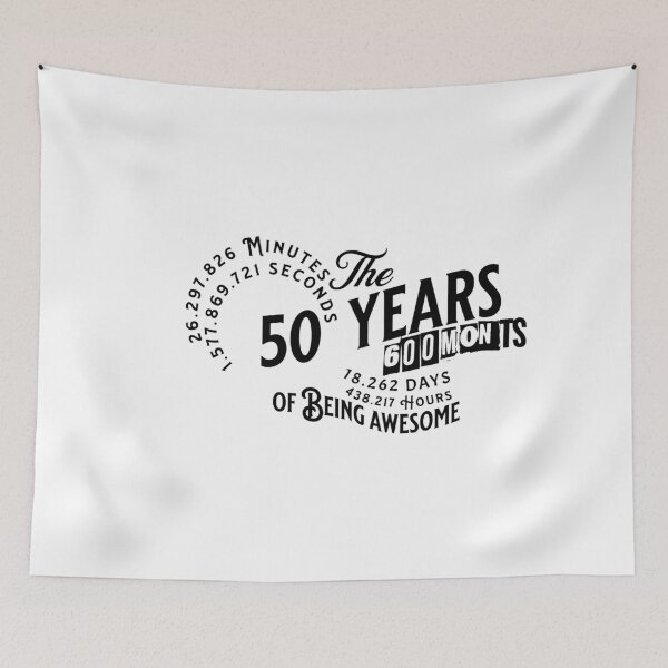 Item preview, 50 Years Of Being Awesome Vintage  designed and sold by Bukhisz.