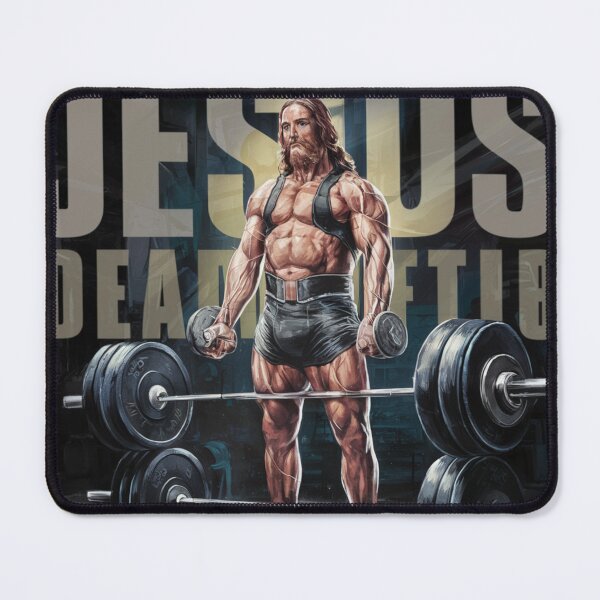 Item preview,  "JESUS THE ULTIMATE DEAD LIFTER " .JESUS WITH SIX PACK designed and sold by Obinne.