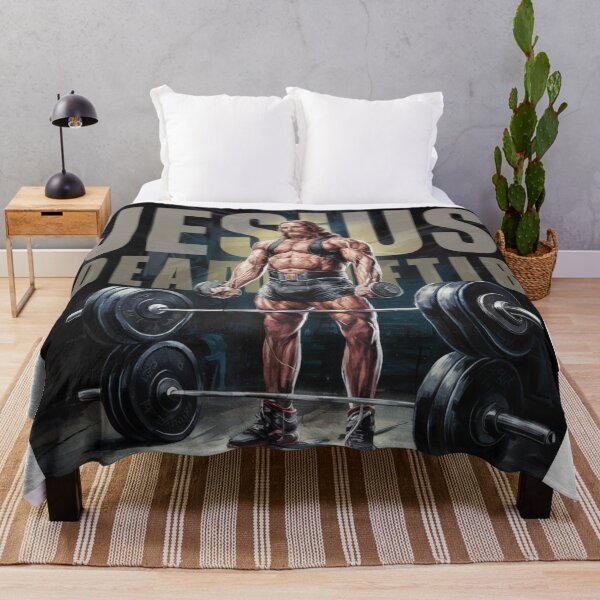Item preview,  "JESUS THE ULTIMATE DEAD LIFTER " .JESUS WITH SIX PACK designed and sold by Obinne.