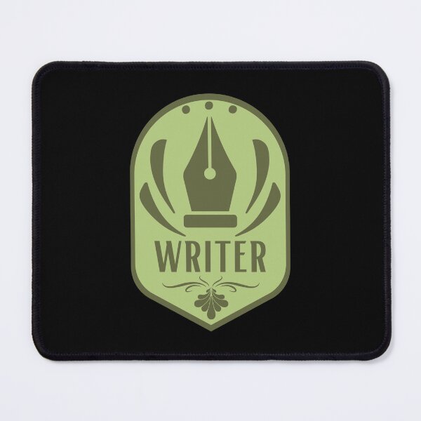 Item preview, Writer Badge - Sage designed and sold by PlotBunnyHollow.
