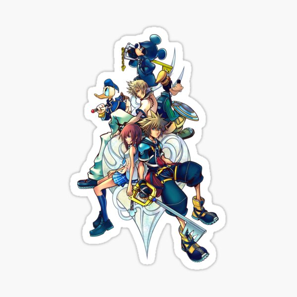 Ventus, Aqua and Terra - Kingdom Hearts Birth by Sleep Sticker for Sale by  fantasylife