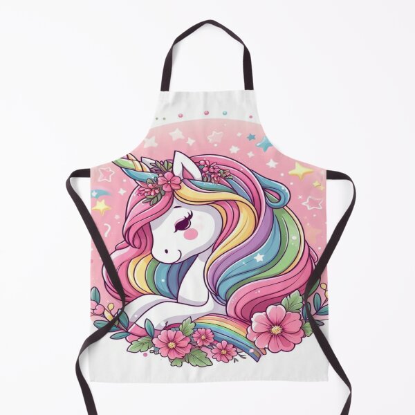 Item preview, Rainbow Unicorn Rosy Blooms designed and sold by Dominika Farkašová.