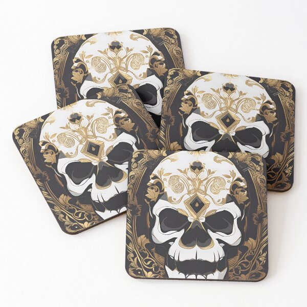 Item preview, Gilded Skull designed and sold by MatrixTattoo.