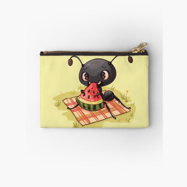 Item preview, Ant Eating a Watermelon on a Picnic Blanket designed and sold by LarkspurAndTea.