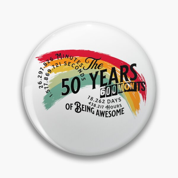 Item preview, 50 Years Of Being Awesome Vintage  designed and sold by Bukhisz.