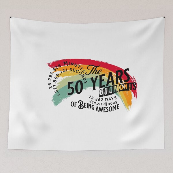 Item preview, 50 Years Of Being Awesome Vintage  designed and sold by Bukhisz.