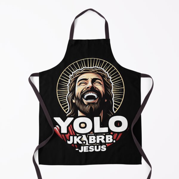 Item preview, YOLO JK BRB Jesus designed and sold by plushism.