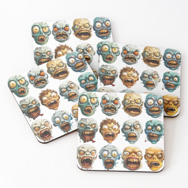 Item preview, Grotesque Zombie Faces Collection designed and sold by palmyst.