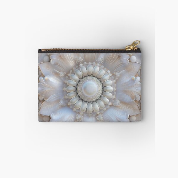 Item preview, White porcelain mandala decorated with gilding designed and sold by Fantasyplus.