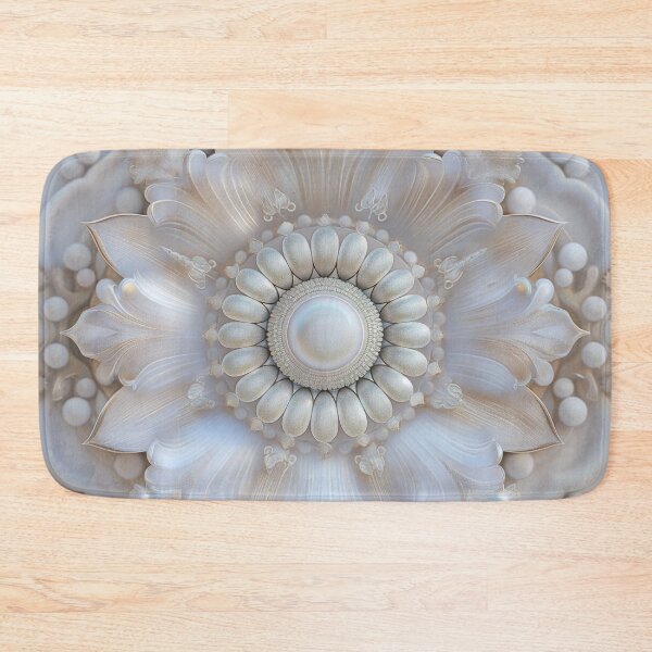Item preview, White porcelain mandala decorated with gilding designed and sold by Fantasyplus.