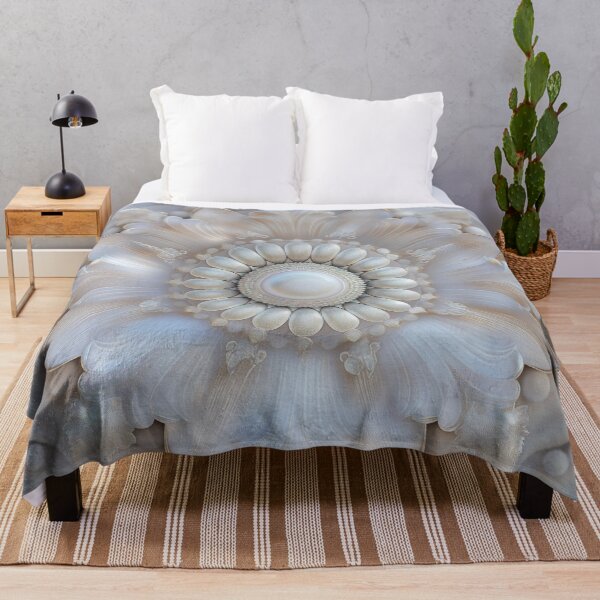 Item preview, White porcelain mandala decorated with gilding designed and sold by Fantasyplus.