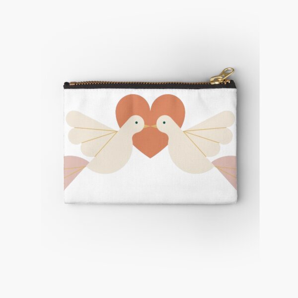 Item preview, Two doves with hearts designed and sold by smartlogo_factory.