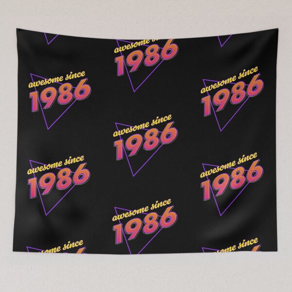 Item preview, Retro Awesome: Born in '86 designed and sold by NiceHatHarry.
