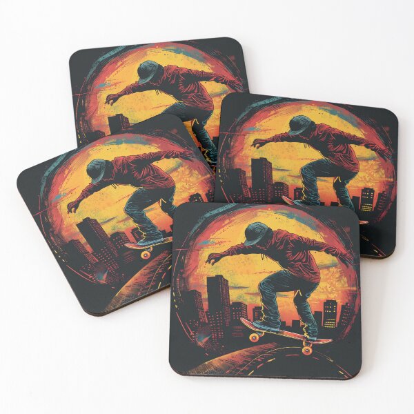 Item preview, Sunset Skateboarding Scene designed and sold by palmyst.
