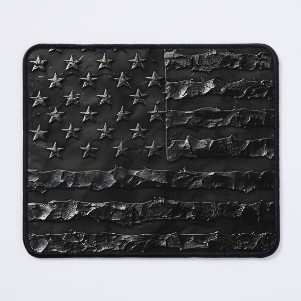 Item preview, Black on black embossed American flag designed and sold by dcrc.