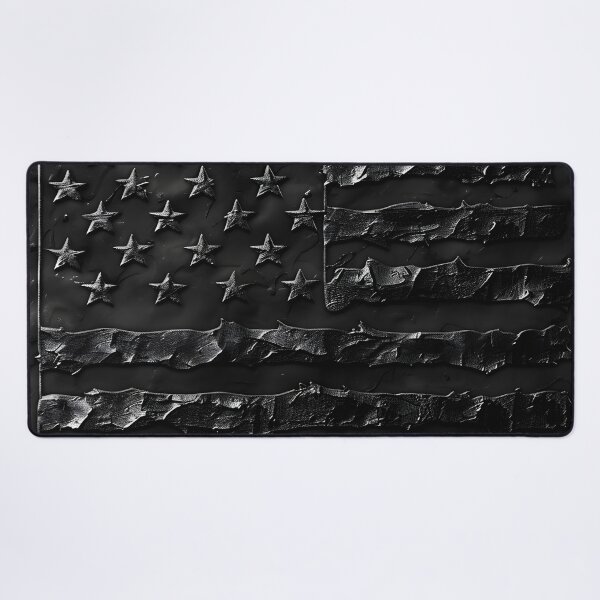 Item preview, Black on black embossed American flag designed and sold by dcrc.