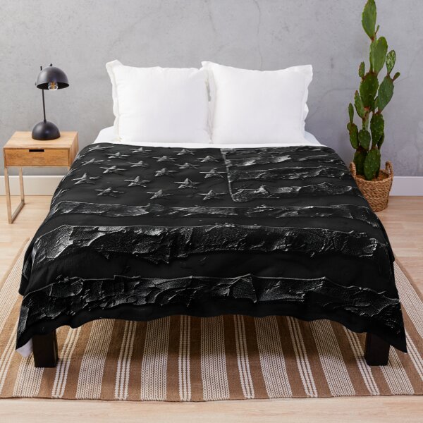 Item preview, Black on black embossed American flag designed and sold by dcrc.