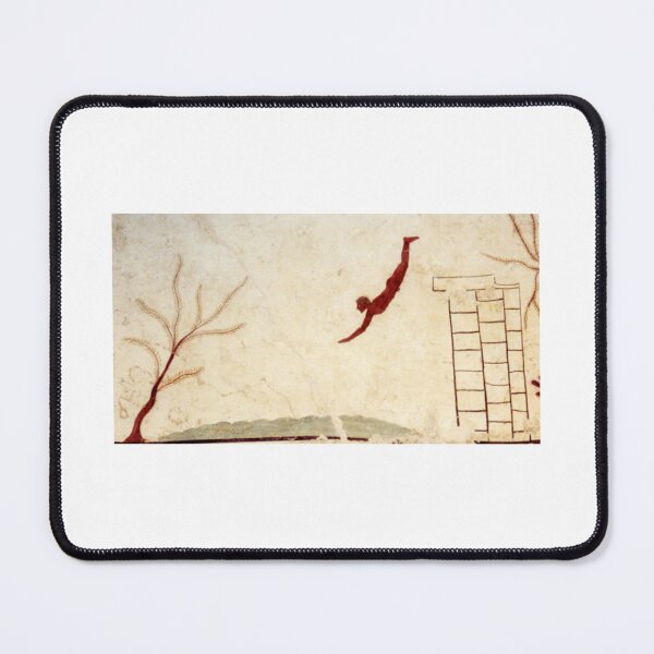 Item preview, The diver of Paestum - Greek painting designed and sold by epistemomania.