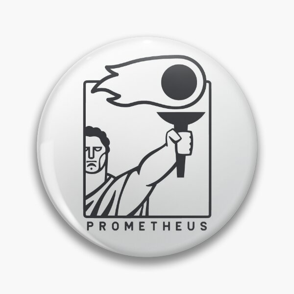 Artikelvorschau, Minimalistische Kunst von Prometheus. Für Geek-Mythologie-Fans in dunkler Tinte entworfen und verkauft von martodesign.