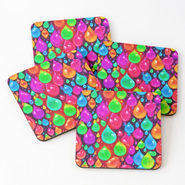 Item preview, Neon-Colored Rain Beads designed and sold by Health And Fitness Posts e-Store.