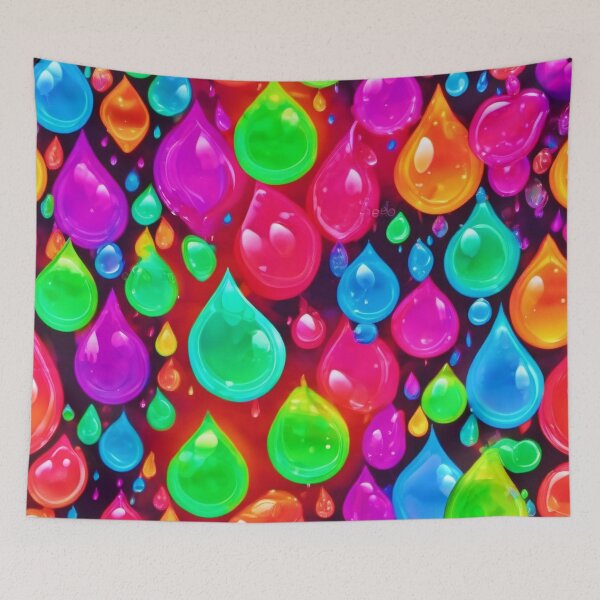 Item preview, Neon-Colored Rain Beads designed and sold by Health And Fitness Posts e-Store.