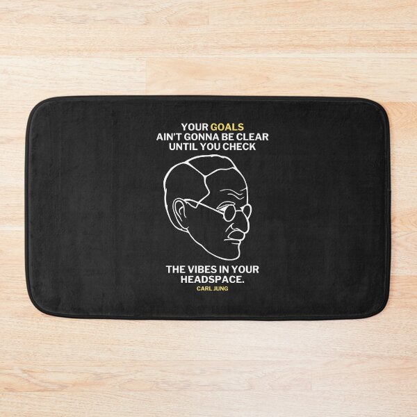 Item preview, Carl Jung Quote Translated To Gen Z - Your goals aint gonna be clear until you check the vibe in your own headspace. designed and sold by isstgeschichte.