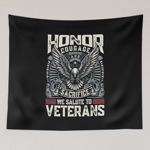 Item preview, Honor Courage and Sacrifice: We Salute Our Veterans designed and sold by MysticOzzy.